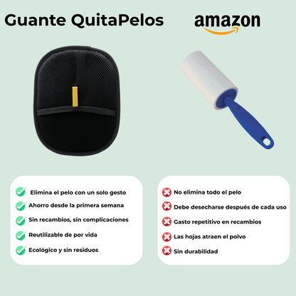 Guante Quitapelos Reutilizable y Ecológico
