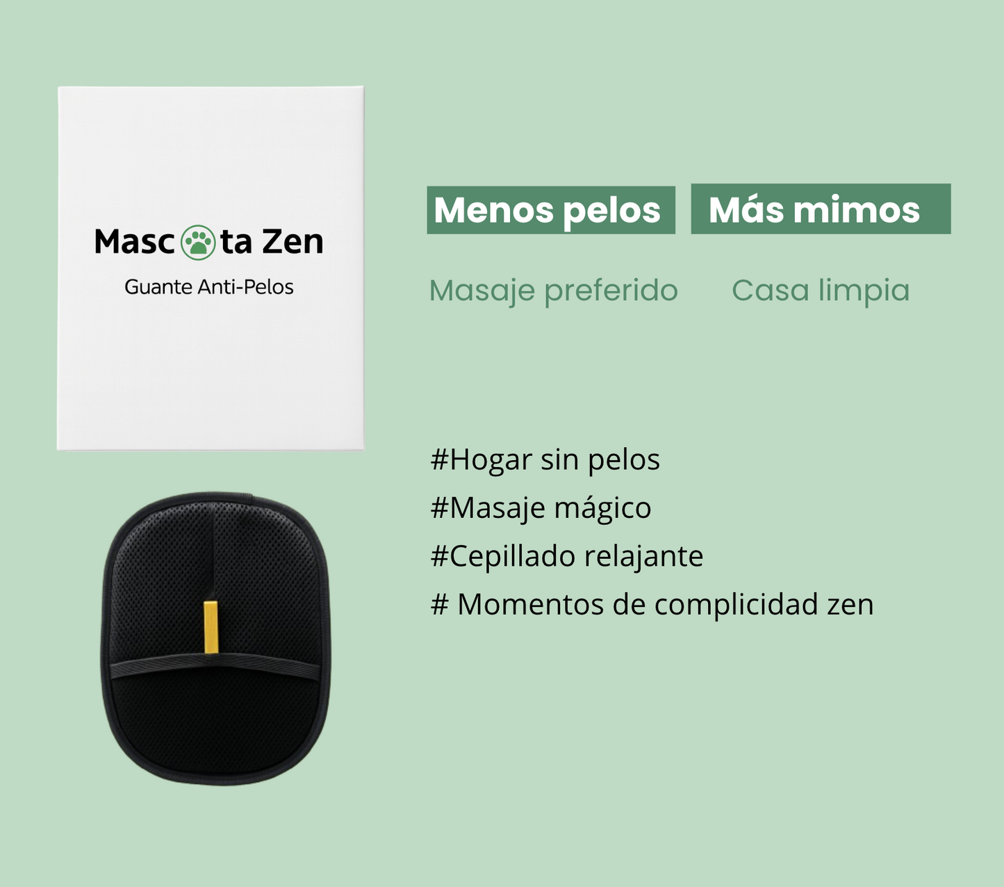 Guante Quitapelos Reutilizable y Ecológico